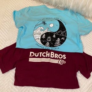 2 Dutch Bro’s shirts